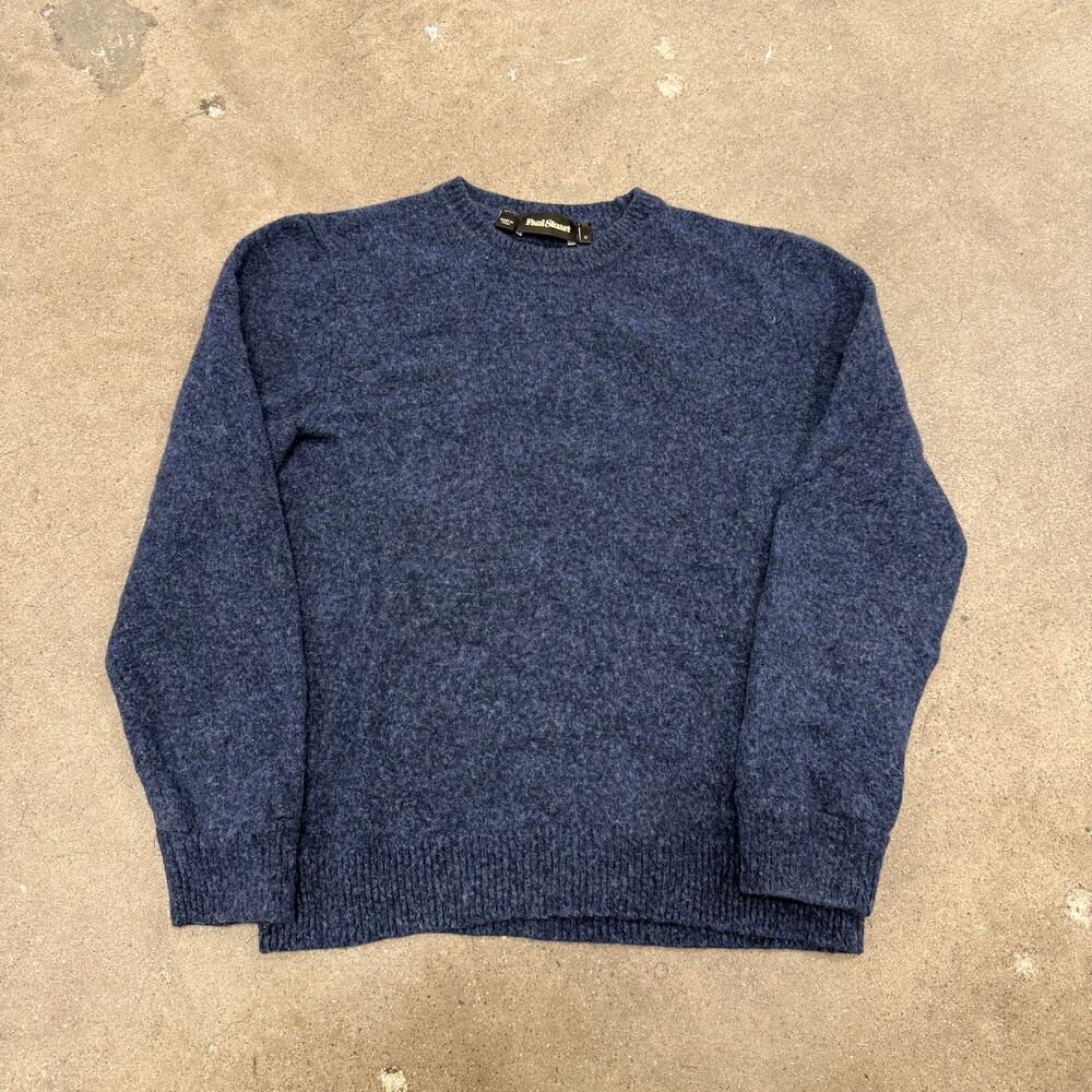Paul Stuart Merino Wool Blend Pullover Sweater Navy Women's Medium
